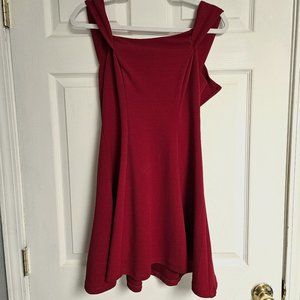Ch Ch Cherry Bomb Skater Midi Off shoulder dress